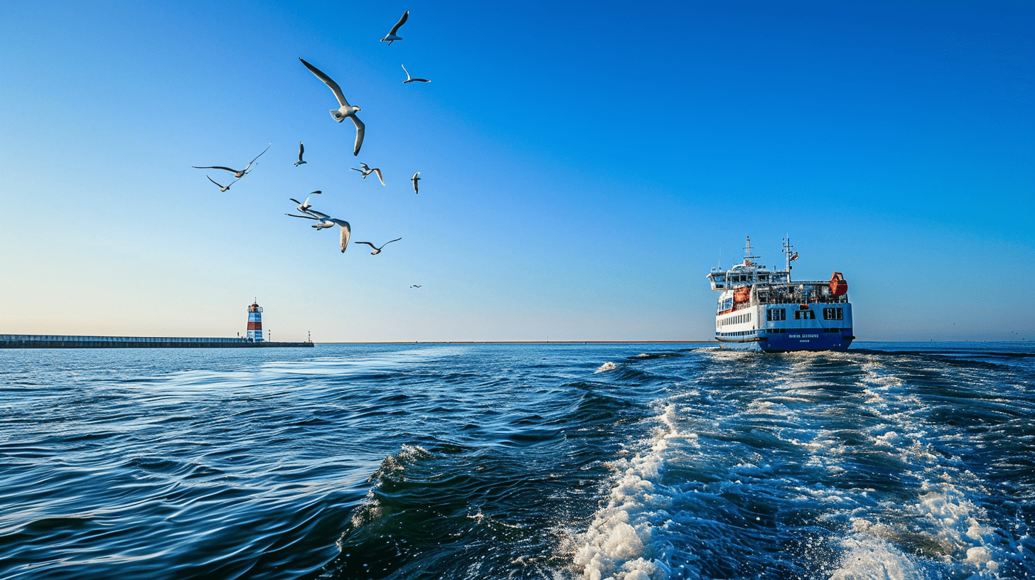 Helgoland Fähre Fahrt