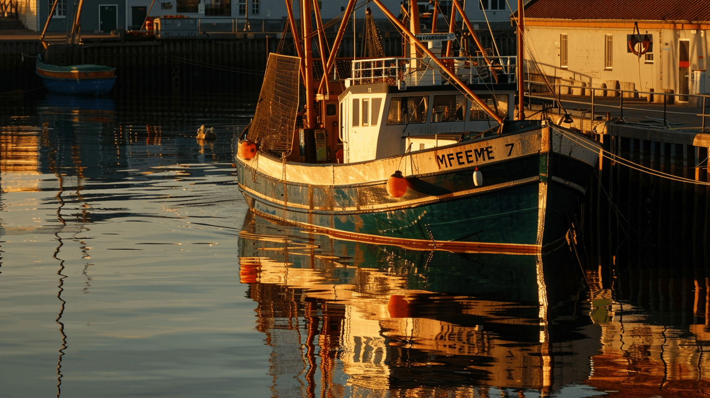 a boat in the water