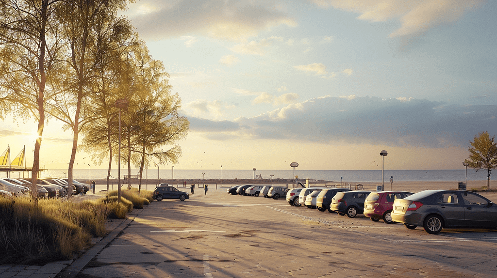 Parken in Cuxhaven STrand