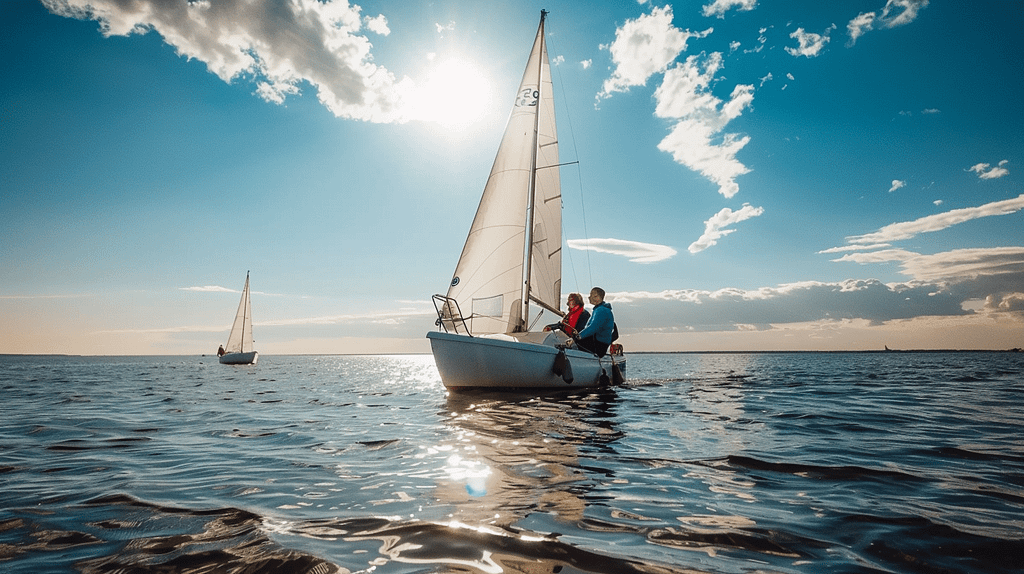 Segeln in Cuxhaven Paar