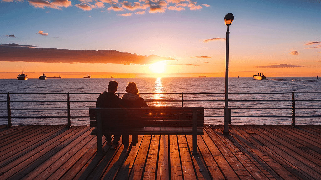 Alte Liebe Cuxhaven Sunset