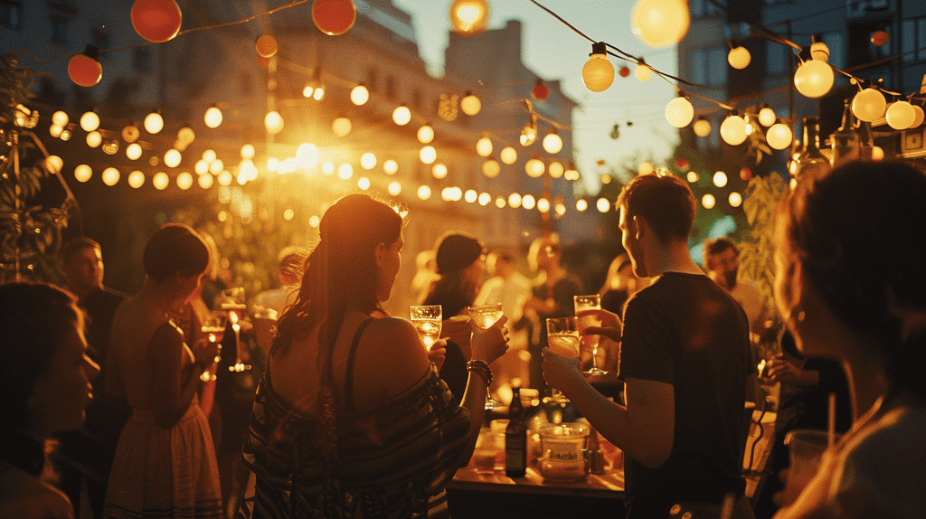 Tanz in den Mai in Cuxhaven Maibaum trinken