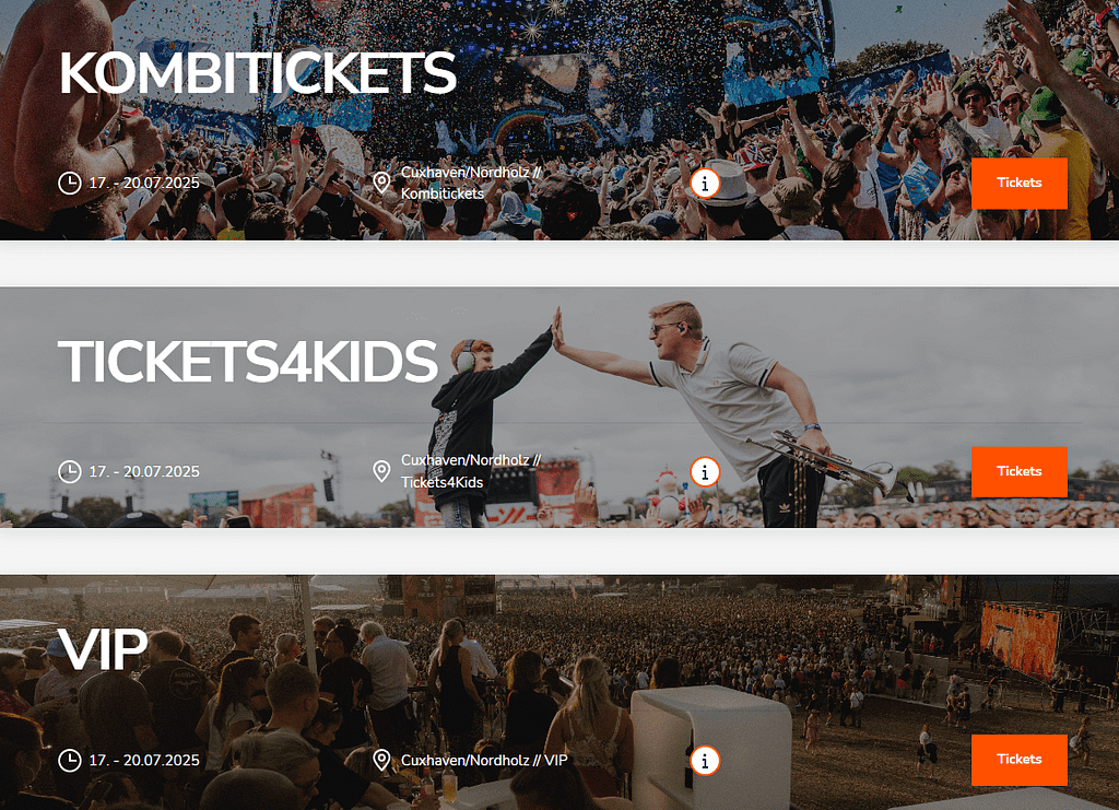 festival tickets