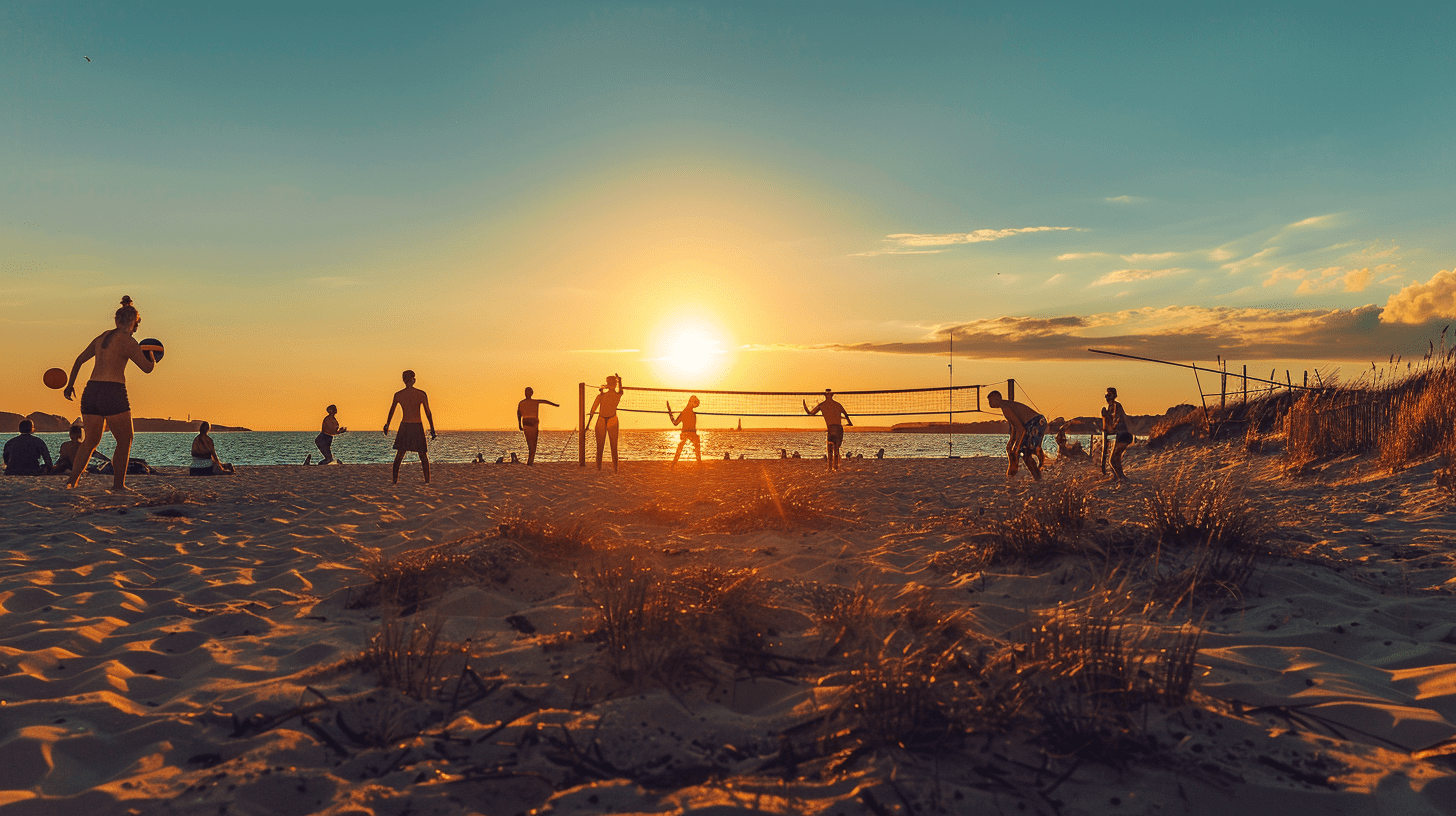 Strand Döse Sonnenuntergang Strand Döse Sonnenuntergang